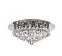 Searchlight 6 Light Ceiling Light with Crystal Balls G9 Bulbs Polished Chrome [EEK: A+]