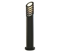 Searchlight Lighting 1086-730 Single Light Black Outdoor Post Light With White Diffuser