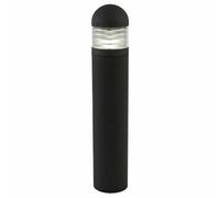 Searchlight Lighting 7900-900 Bronx Single Light Outdoor Tall Post Light In Black Finish With Polycarbonate Diffuser
