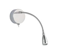SearchLight 9917CC LED Chrome Flexi Wall Lamp, Silver