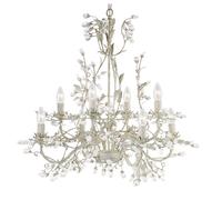 Searchlight Almandite chandelier, 8-bulb
