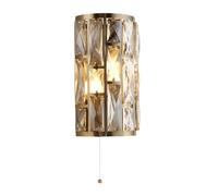 Searchlight 6582-2AB Bijou 2 Wall Light, antique brass