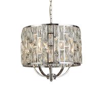 Searchlight Bijou hanging light crystal glass lampshade Ø 44cm