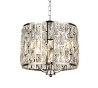 Searchlight Bijou hanging light lampshade with crystals Ø 38cm