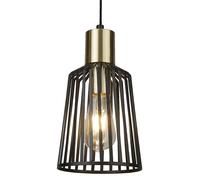 Anton Small Cage Pendant Ceiling Light black