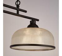 Searchlight Bistro hanging light 2-bulb, black