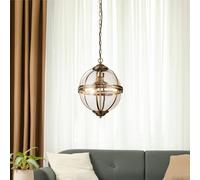Searchlight Coronet pendant light, chrome