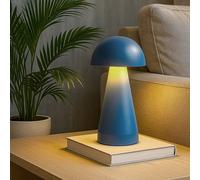 Searchlight Dome Rechargeable LED Table Lamp - Denim