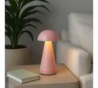 Searchlight Dome Rechargeable LED Table Lamp - Pink