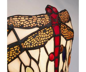 Searchlight Dragonfly wall light in Tiffany style