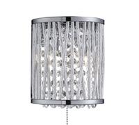 Searchlight Elise wall light with sparkling hanging elements