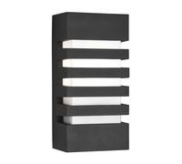 Searchlight Exeter outdoor wall light, dark grey, IP54