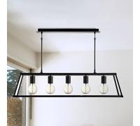 Searchlight Five-bulb lantern pendant light Voyager