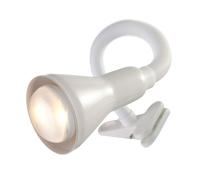 Searchlight Flex Clip On Desk Lamp - White
