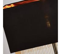 Searchlight Fringe floor lamp with fabric lampshade