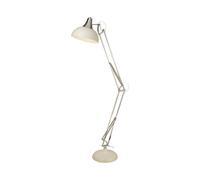 Searchlight Goliath floor lamp, cream, metal, E27, 170 cm, adjustable