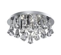 Searchlight Hanna ceiling light, 35 cm, chrome