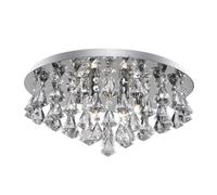 Searchlight Hanna ceiling light, 45 cm, chrome