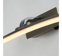 Searchlight LED wall light Santorini, width 50 cm, chrome, tiltable