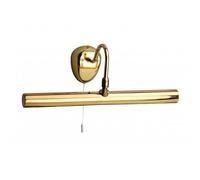 Searchlight Lighting 3008PB Two Light 35cm Adjustable Picture Light with Pull Switch in Polished Brass Finish