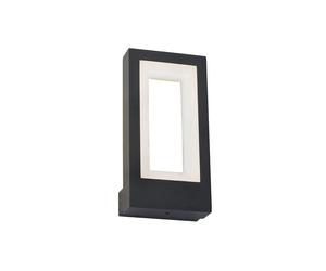 Searchlight Lighting 49255 Searchlight Berlin LED Outdoor Wall Fitting In Dark Grey Finish