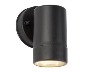 Searchlight Lighting 7591-1BK Polycarbonate LED Single Light Coastal Outdoor Wall Fitting In Black Finish