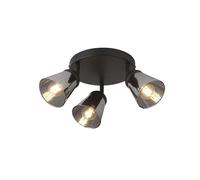 Merida 3-Light Ceiling Spot Light black