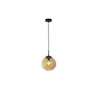 Hammered Glass Pendant Light black