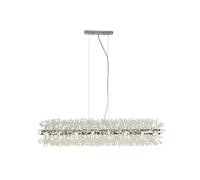 Searchlight Lighting Searchlight Sunburst Glass 16 Light Bar Ceiling Pendant Light In Chrome Finish