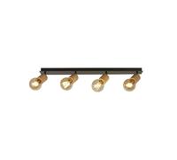 Ayden 4 Bulb Spotlight Bar Ceiling Light black