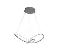 Searchlight Magic Pendant Satin Silver Metal