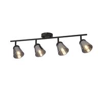 4 Light Bar Spotlight Ceiling Light black
