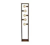 Searchlight Oblong 5 Light Floor Lamp - Rustic Brown