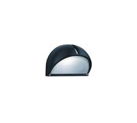 Searchlight Outdoor & Porch Wall Light Black Aluminium Half Moon 130
