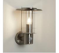 Searchlight Outdoor Wall Light with PIR Sensor - Stainless Steel