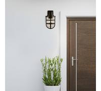 Searchlight Outdoor wall light X Seaside, black, IP44