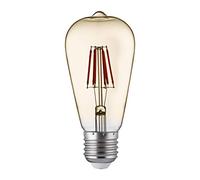 Searchlight PL3327-6WW Pack of 5 x Squirrel Cage LED Filament Light, E27, ES, Screw Cap, Amber