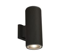 Searchlight Porch Outdoor Up & Down Wall Light - Black