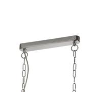 Searchlight Pyramid pendant light, chrome, glass, 3-bulb, 95 cm, E27