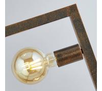 Searchlight Rustic floor lamp in rust brown