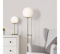 Searchlight Sphere table lamp with a spherical glass lampshade