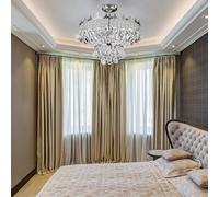 Searchlight Versaillescrystal ceiling light in chrome