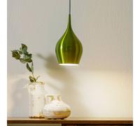 Searchlight Vibrant hanging light Ø 12 cm, green