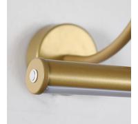 Searchlight Vigo LED rechargeable wall lamp, gold-coloured, width 30 cm, metal