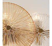 Searchlight Wagon Wheel ceiling light, 6-bulb