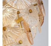 Searchlight Wagon Wheel pendant light, 5-bulb