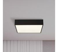 Searchlight Zeus LED bathroom ceiling lamp, black, length 30 cm, metal