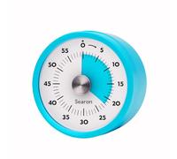 Searon Kitchen Timers for Cooking, Magnetic Visual Timer for Kids Teachers Classroom School ADHD Autism Oven or Adult with Special Needs (Blue)