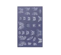 SEARUB Butterfly Embossing Nail Art 3D Silicone Carving Mold Acrylic UV Gel Nail Art Silicone Mould DIY Tool