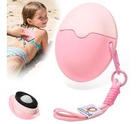 Searuodio Sun Protection Applicator for Kids, Adults and Families - BPA Free and Refillable, Travel and Ourdoor Sunblock Buddy Brush Set with Protective Caps, Sun Lotion Applicator